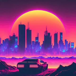 Retrowave Car