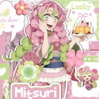 cute mitsuri maximalist wallpaper!! 