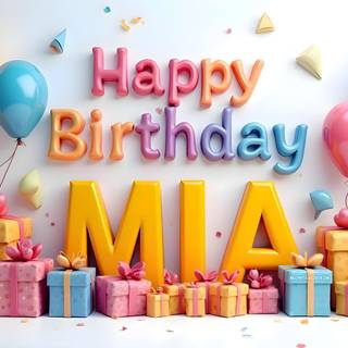 Happy Birthday Mia