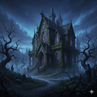 Haunted Mansion Azure Skies