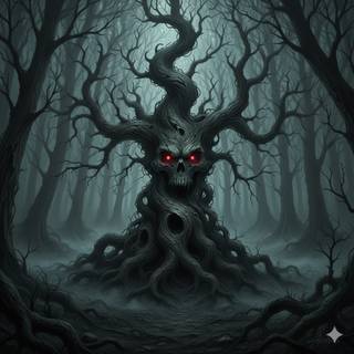 Giant Twisted Evil Tree