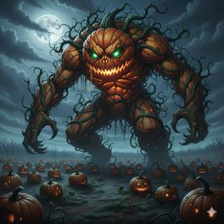 Giant Pumpkin Monster