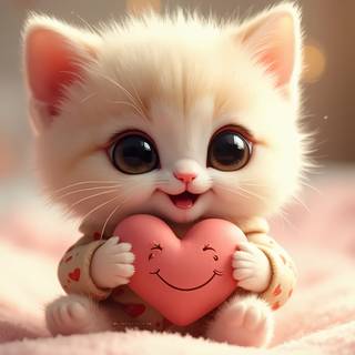 Little Fluffy Kitten