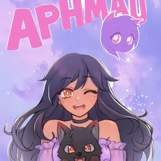 Aphmau hugging puppy Aaron