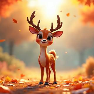 Cartoon Deer