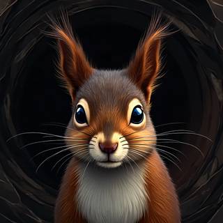 Painted Squirrel