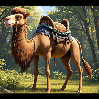 Cartoon Camel