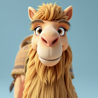 Cartoon Camel