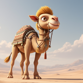 Cartoon Camel