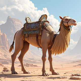 Cartoon Camel