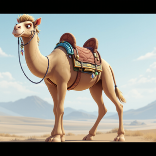 Cartoon Camel