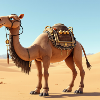 Cartoon Camel