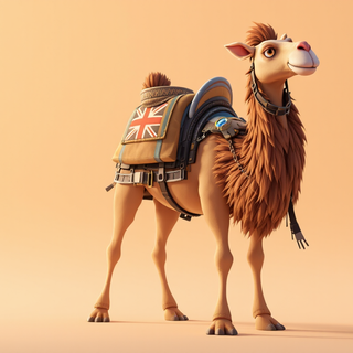 Cartoon Camel