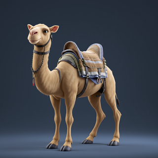 Cartoon Camel