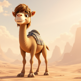 Cartoon Camel