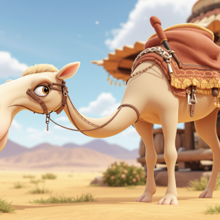 Cartoon Camel