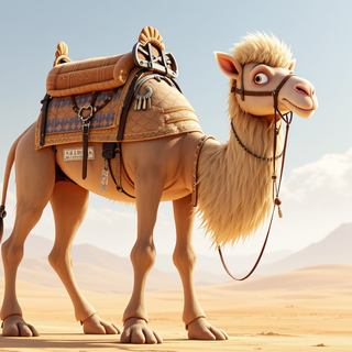 Cartoon Camel