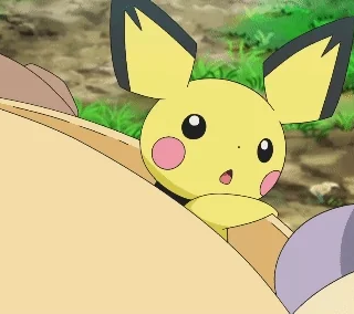 other pokemon feeds pichu a blueberry