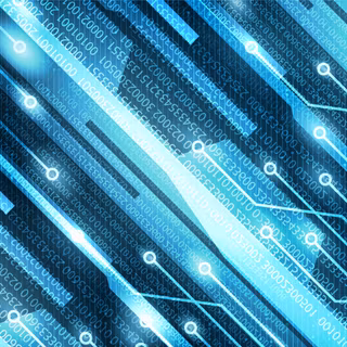 Blue Digital Technology Background