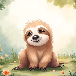 Cartoon Sloth