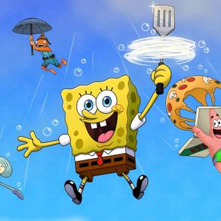 Fortnite X SpongeBob | Desktop Wallpaper