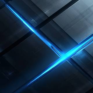 Blue Black Abstract Background