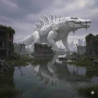 White Crocodilezilla