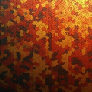 Orange Mosaic Background