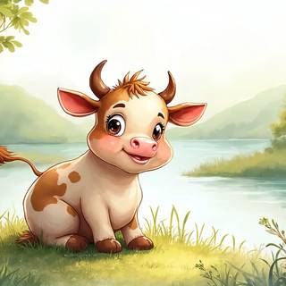 Cartoon Cow