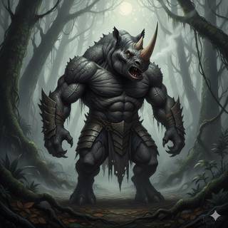 Black Wererhino
