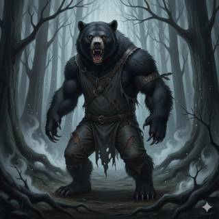 Black Werebear