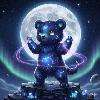 Fakemon Pokemon: Ursa Minor (Little Dipper)