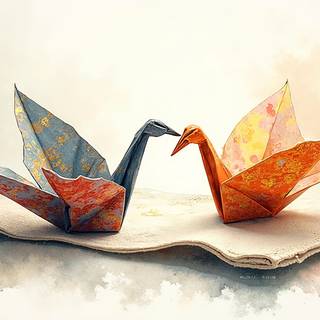 Origami Swans