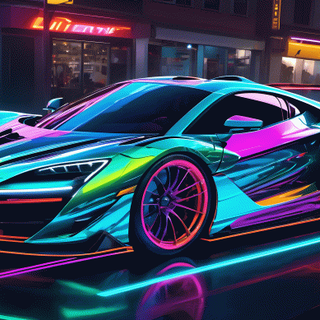 colorful car