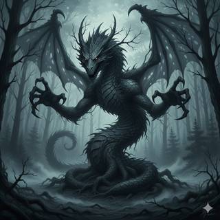 Twisted Evil Dead Tree Dragon