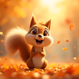 Cartoon Squirrel