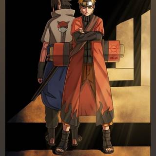 Naruto Uzumaki și Sasuke Uchiha