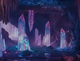 enchanting crystal cave