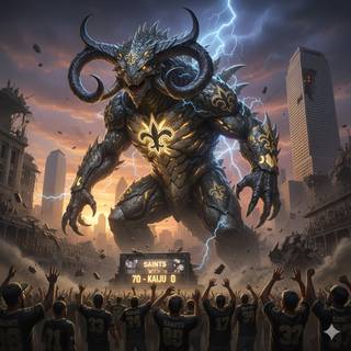 New Orleans Saints Kaiju