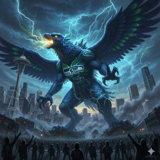 Seattle Seahawks Kaiju