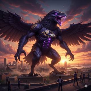 Baltimore Ravens Kaiju