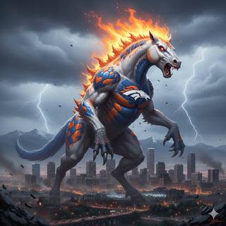 Denver Broncos Kaiju