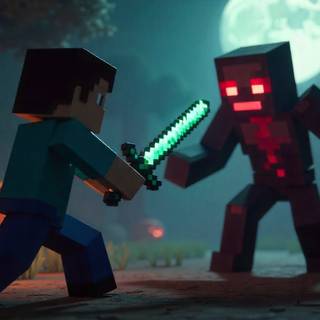 Minecraft Halloween Wallpaper