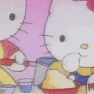 hello kitty gif<3