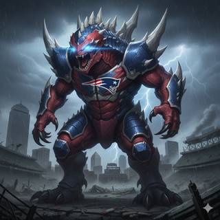 New England Patriots Kaiju