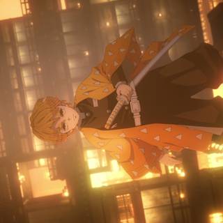 zenitsu infinity castle fall