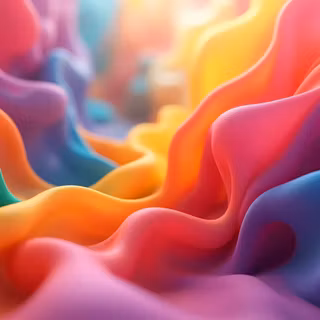 Colorful ColoFabric Waves