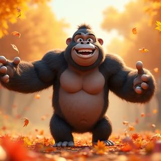 Cartoon Gorilla