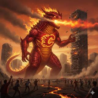 Calgary Flames Kaiju