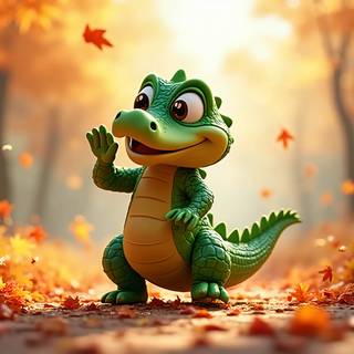 Cartoon Crocodile